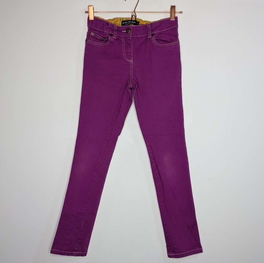 ✨3/$15 Mini Boden purple jeans 12